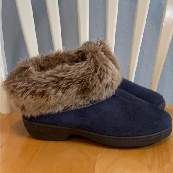 Isotoner Slipper Boot Memory Foam Footbed NWOT